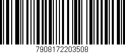 Código de barras (EAN, GTIN, SKU, ISBN): '7908172203508'