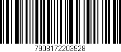 Código de barras (EAN, GTIN, SKU, ISBN): '7908172203928'