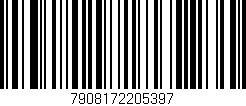 Código de barras (EAN, GTIN, SKU, ISBN): '7908172205397'
