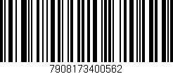 Código de barras (EAN, GTIN, SKU, ISBN): '7908173400562'