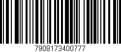Código de barras (EAN, GTIN, SKU, ISBN): '7908173400777'