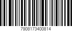 Código de barras (EAN, GTIN, SKU, ISBN): '7908173400814'