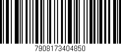 Código de barras (EAN, GTIN, SKU, ISBN): '7908173404850'