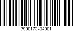 Código de barras (EAN, GTIN, SKU, ISBN): '7908173404881'