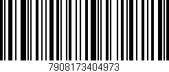 Código de barras (EAN, GTIN, SKU, ISBN): '7908173404973'