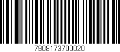 Código de barras (EAN, GTIN, SKU, ISBN): '7908173700020'