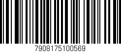 Código de barras (EAN, GTIN, SKU, ISBN): '7908175100569'