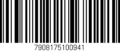 Código de barras (EAN, GTIN, SKU, ISBN): '7908175100941'