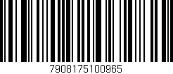 Código de barras (EAN, GTIN, SKU, ISBN): '7908175100965'