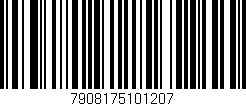 Código de barras (EAN, GTIN, SKU, ISBN): '7908175101207'