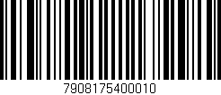 Código de barras (EAN, GTIN, SKU, ISBN): '7908175400010'
