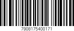 Código de barras (EAN, GTIN, SKU, ISBN): '7908175400171'