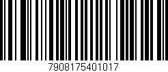 Código de barras (EAN, GTIN, SKU, ISBN): '7908175401017'