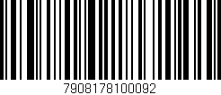 Código de barras (EAN, GTIN, SKU, ISBN): '7908178100092'