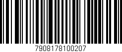 Código de barras (EAN, GTIN, SKU, ISBN): '7908178100207'