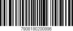 Código de barras (EAN, GTIN, SKU, ISBN): '7908180200896'