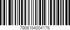 Código de barras (EAN, GTIN, SKU, ISBN): '7908184004179'