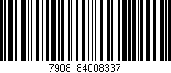 Código de barras (EAN, GTIN, SKU, ISBN): '7908184008337'