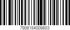 Código de barras (EAN, GTIN, SKU, ISBN): '7908184008603'