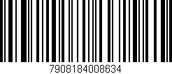 Código de barras (EAN, GTIN, SKU, ISBN): '7908184008634'