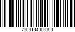 Código de barras (EAN, GTIN, SKU, ISBN): '7908184008993'