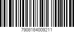 Código de barras (EAN, GTIN, SKU, ISBN): '7908184009211'