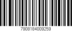 Código de barras (EAN, GTIN, SKU, ISBN): '7908184009259'