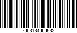 Código de barras (EAN, GTIN, SKU, ISBN): '7908184009983'