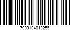 Código de barras (EAN, GTIN, SKU, ISBN): '7908184010255'
