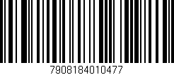 Código de barras (EAN, GTIN, SKU, ISBN): '7908184010477'