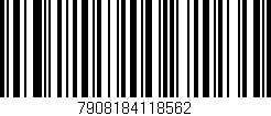 Código de barras (EAN, GTIN, SKU, ISBN): '7908184118562'