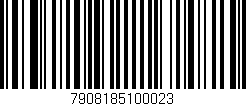 Código de barras (EAN, GTIN, SKU, ISBN): '7908185100023'