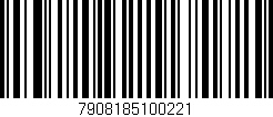 Código de barras (EAN, GTIN, SKU, ISBN): '7908185100221'