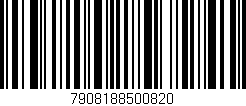 Código de barras (EAN, GTIN, SKU, ISBN): '7908188500820'