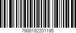 Código de barras (EAN, GTIN, SKU, ISBN): '7908192201195'
