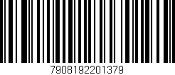 Código de barras (EAN, GTIN, SKU, ISBN): '7908192201379'