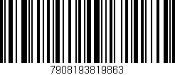 Código de barras (EAN, GTIN, SKU, ISBN): '7908193819863'