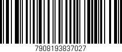Código de barras (EAN, GTIN, SKU, ISBN): '7908193837027'