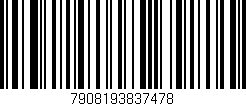 Código de barras (EAN, GTIN, SKU, ISBN): '7908193837478'