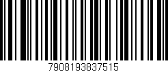 Código de barras (EAN, GTIN, SKU, ISBN): '7908193837515'