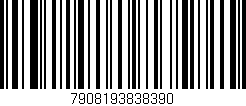 Código de barras (EAN, GTIN, SKU, ISBN): '7908193838390'