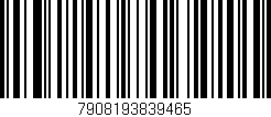 Código de barras (EAN, GTIN, SKU, ISBN): '7908193839465'