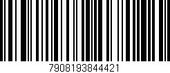 Código de barras (EAN, GTIN, SKU, ISBN): '7908193844421'