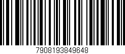 Código de barras (EAN, GTIN, SKU, ISBN): '7908193849648'