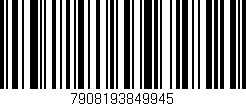 Código de barras (EAN, GTIN, SKU, ISBN): '7908193849945'