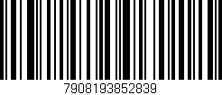 Código de barras (EAN, GTIN, SKU, ISBN): '7908193852839'