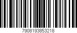 Código de barras (EAN, GTIN, SKU, ISBN): '7908193853218'