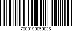 Código de barras (EAN, GTIN, SKU, ISBN): '7908193853836'