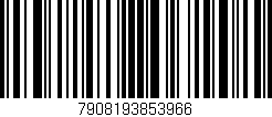 Código de barras (EAN, GTIN, SKU, ISBN): '7908193853966'
