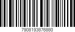 Código de barras (EAN, GTIN, SKU, ISBN): '7908193876880'